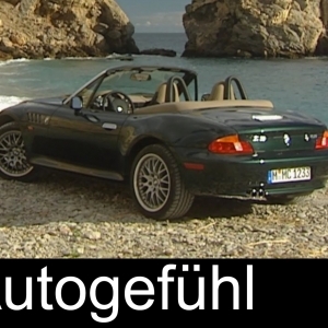 BMW Z3 Roadster heritage video driving exterior interior (1999) - Autogefühl