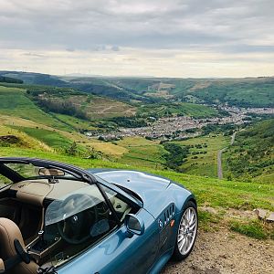 Awesome drive in the Welsh Valleys