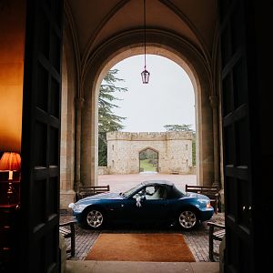 Arrival at Eastnor Castle