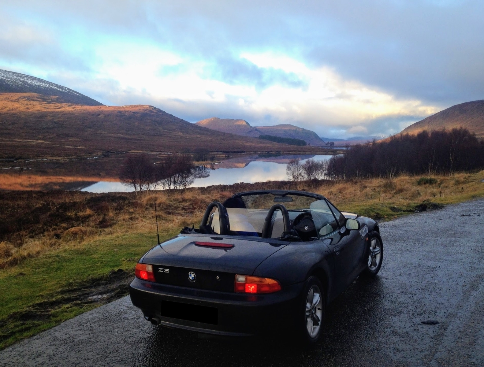 Christmas Day picnic on the road to Ullapool