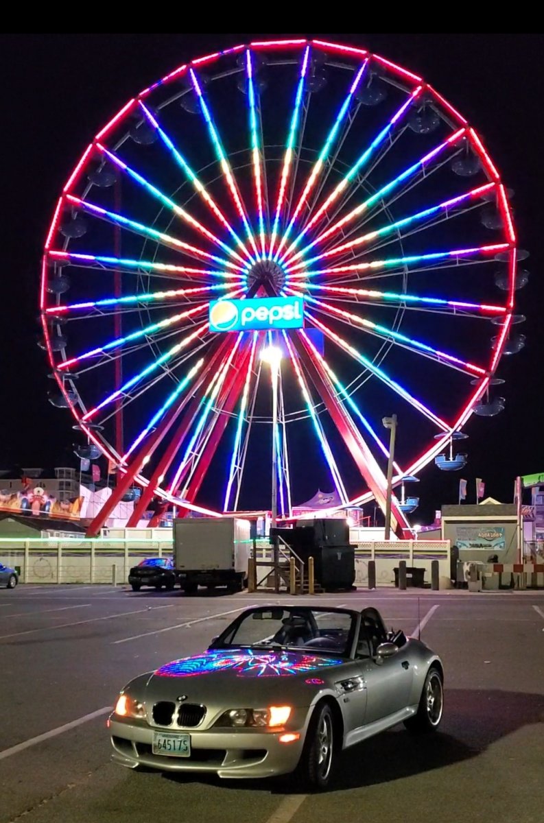 Claire's midnight visit to OCMD Inlet